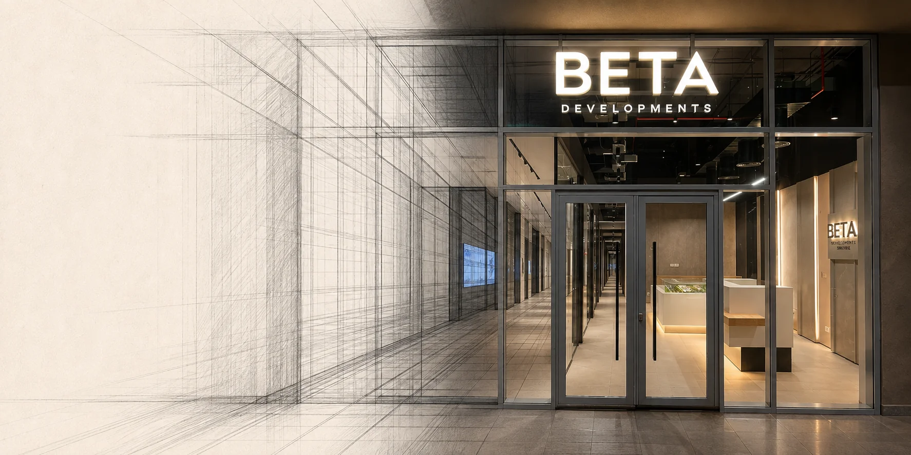 Beta Developments, project cover.