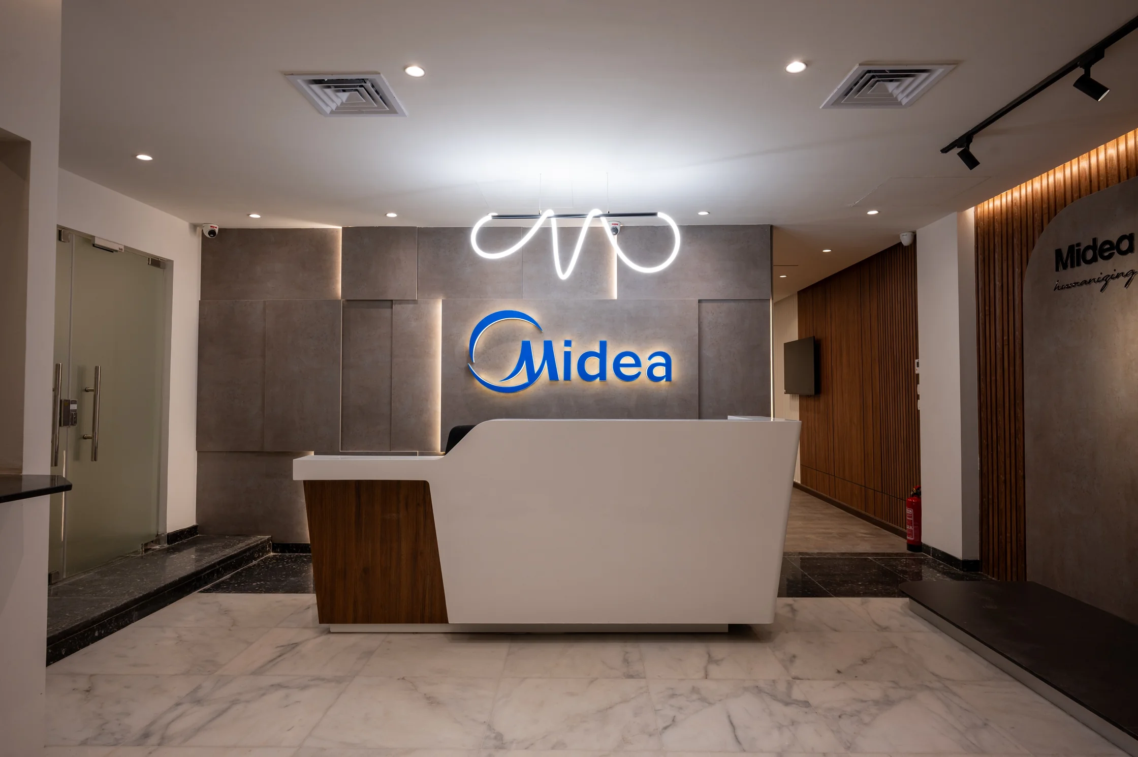 Midea Electric Egypt, project cover.