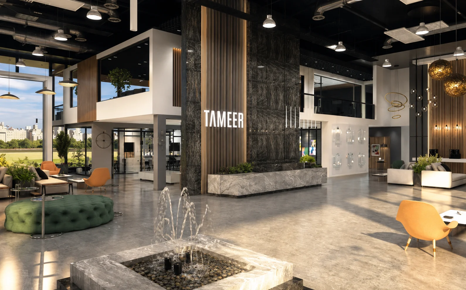 Tameer Sales Office, project view 3.