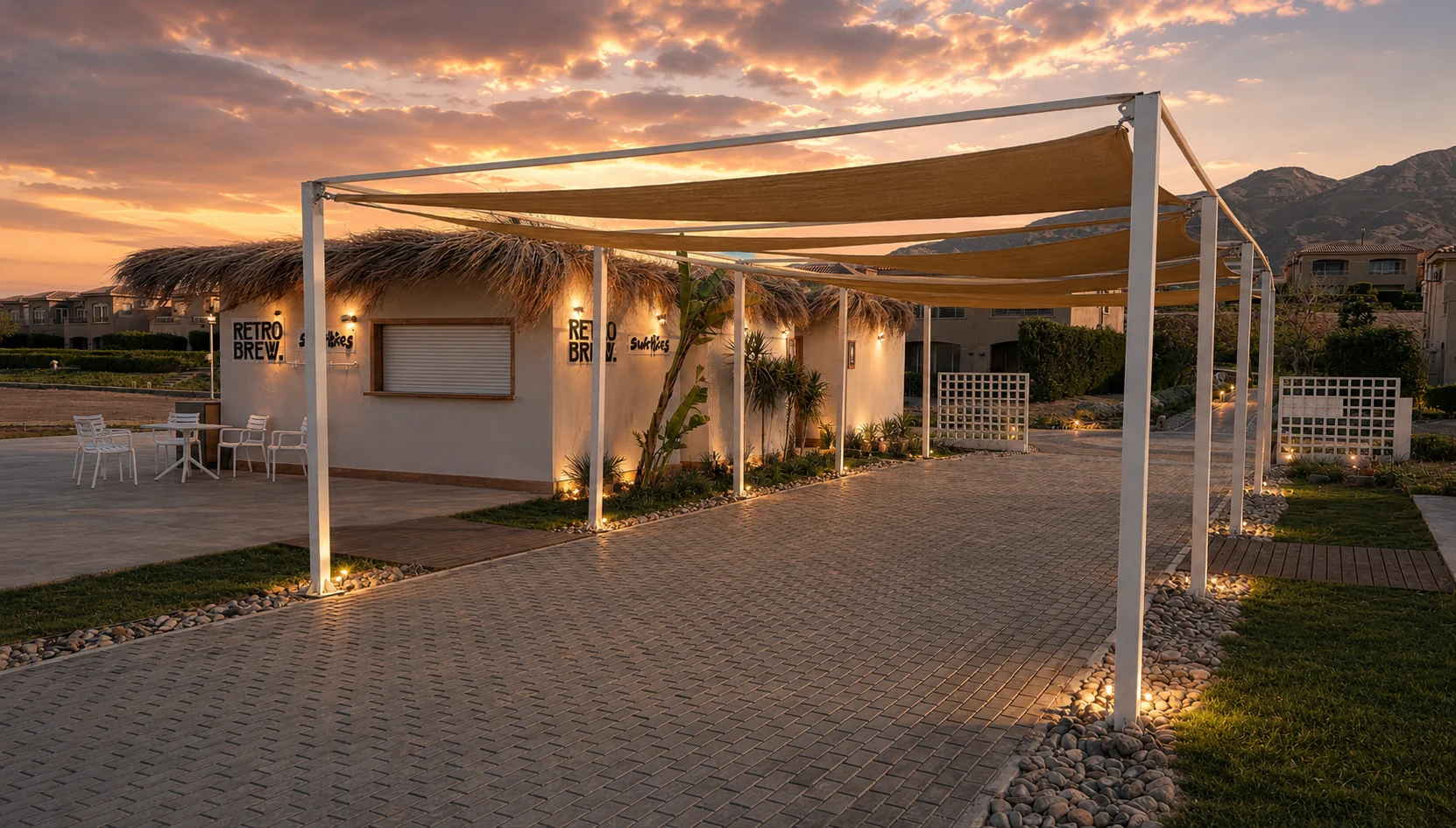 Telal Beach Hub, project view 2.