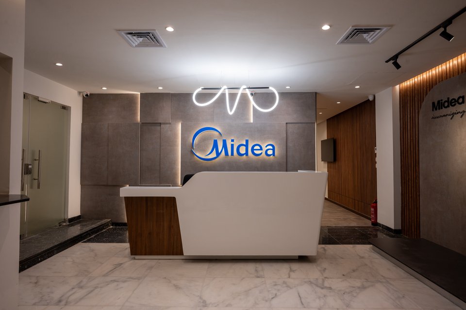 Midea Electric Egypt · Service Center — project from the UPSCALE company profile.