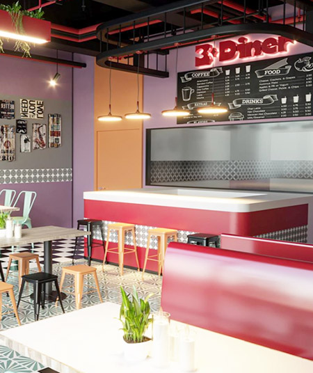 3 Diner – Restaurant design 1